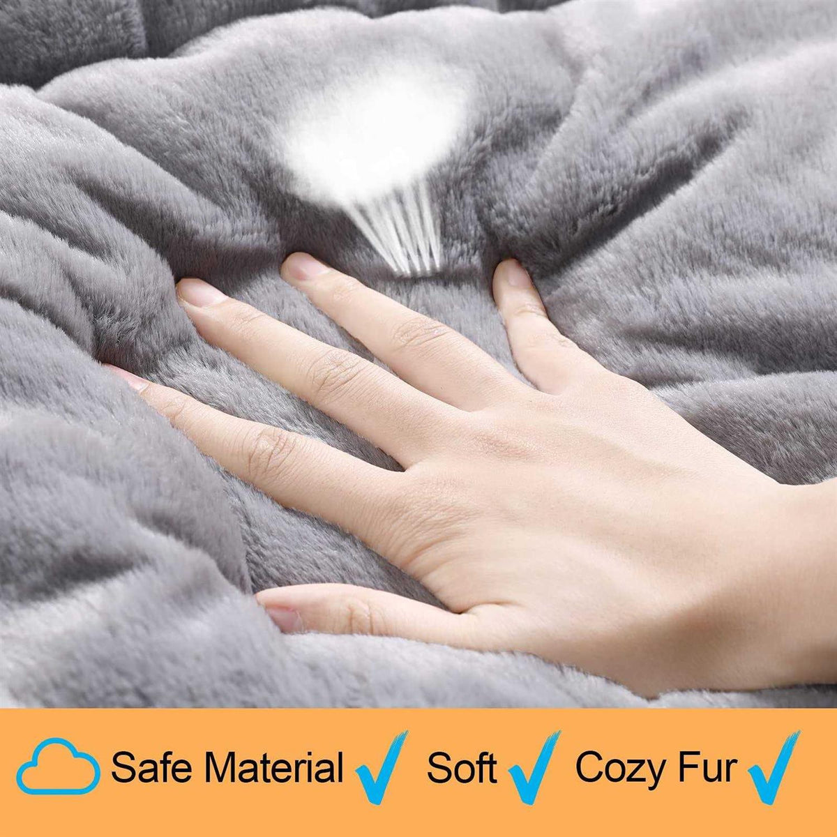Ultra Soft Washable Dog Crate Bed O357778