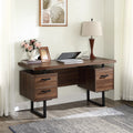 Computer Desk with Drawers 59 inch Writing Table U496251
