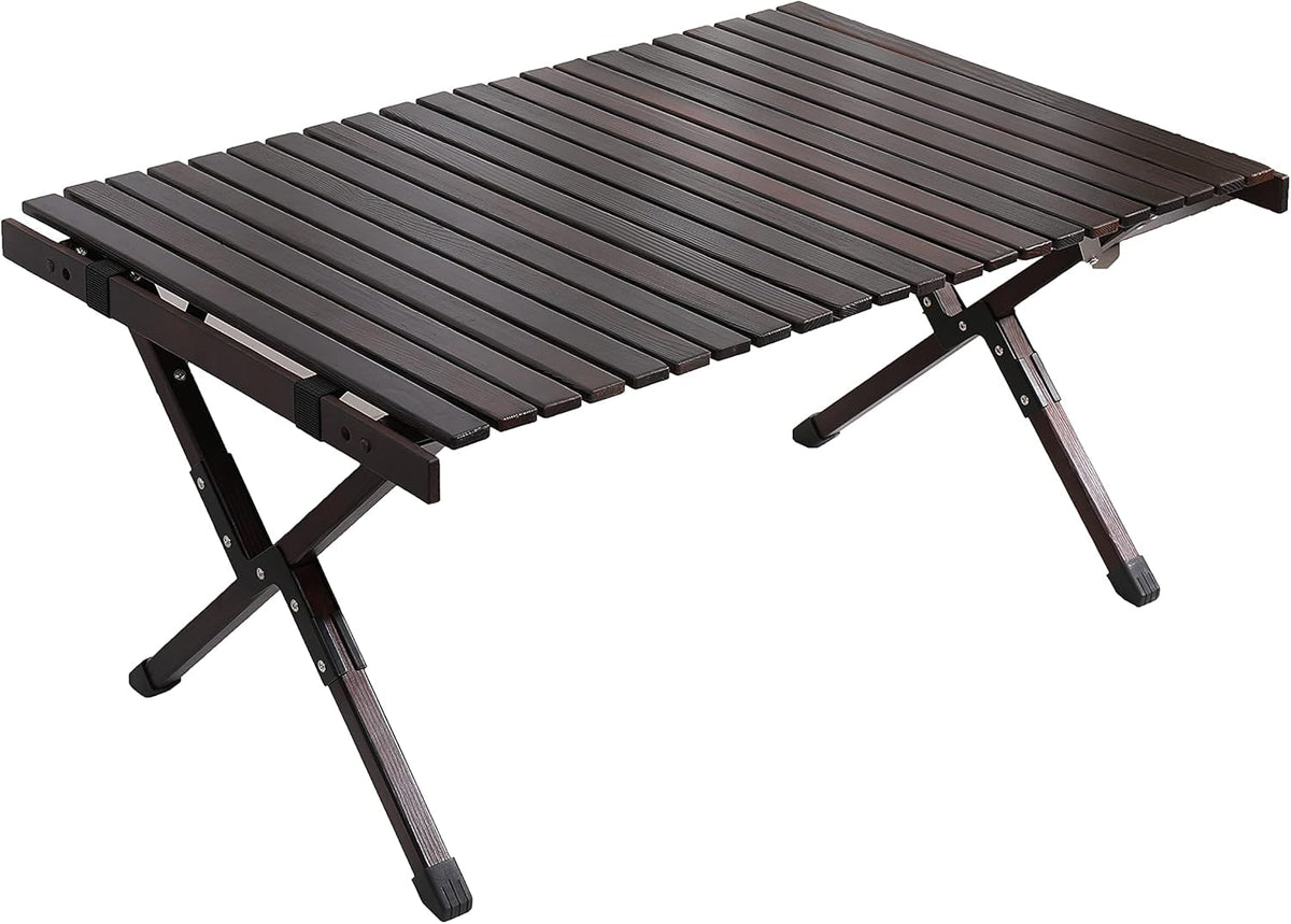 Wood Portable Foldable Picnic Table with Carry Bag W75587