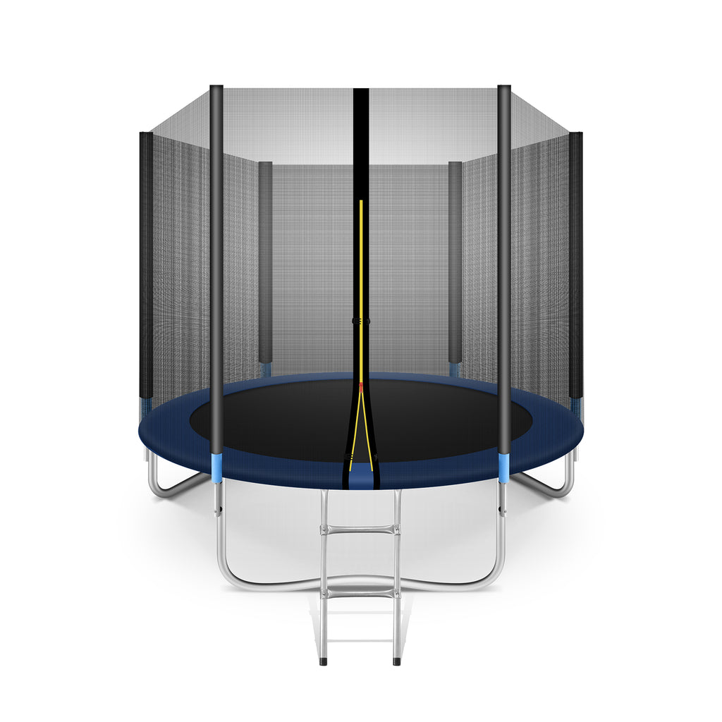 8ft Trampoline with Safety Enclosure Net and Ladder E534