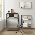 3 Pieces Kids Study Desk Chair Set with Bookshelf E825