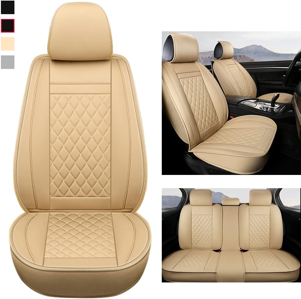 Gray Car Seat Covers Full Set F464