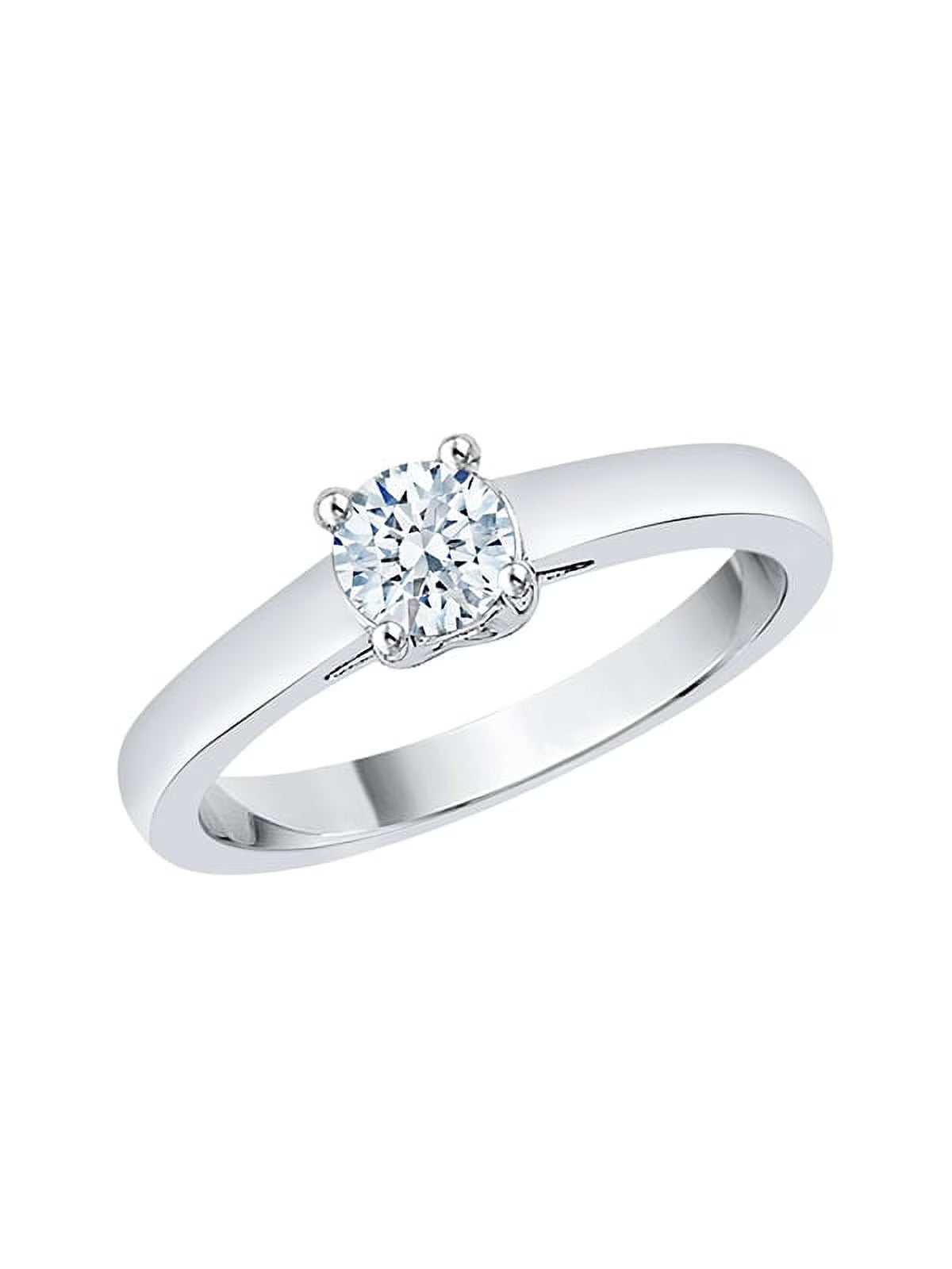 10K Gold Diamond Solitaire Engagement Ring U159