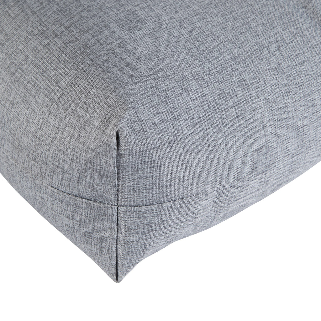 Heather Gray 44 x 22 in. Outdoor High Back Chair Cushion K3776