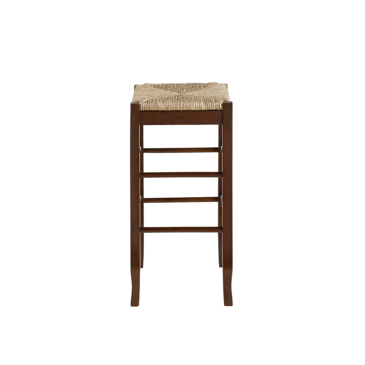 29x22 Square Rush Stool Cappuccino K858