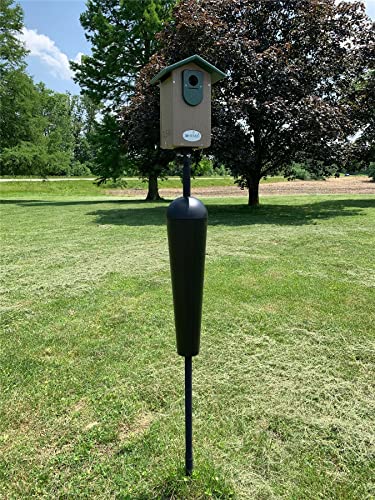 Bird Feeder Mounting Pole with Baffle A74493