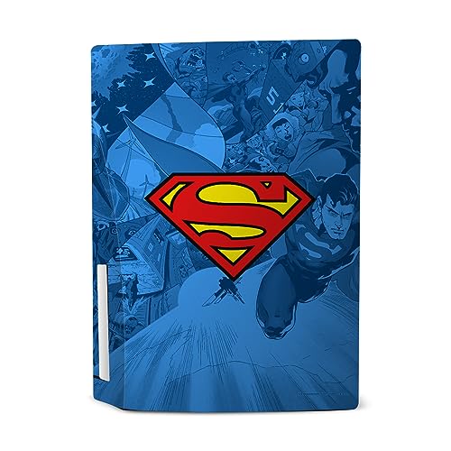 Superman DC Comics Vinyl Decal Cover Compatible with PS5 Disc Console & DualSense K445