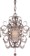 Silver 1 Light Crystal Chandelier X72640