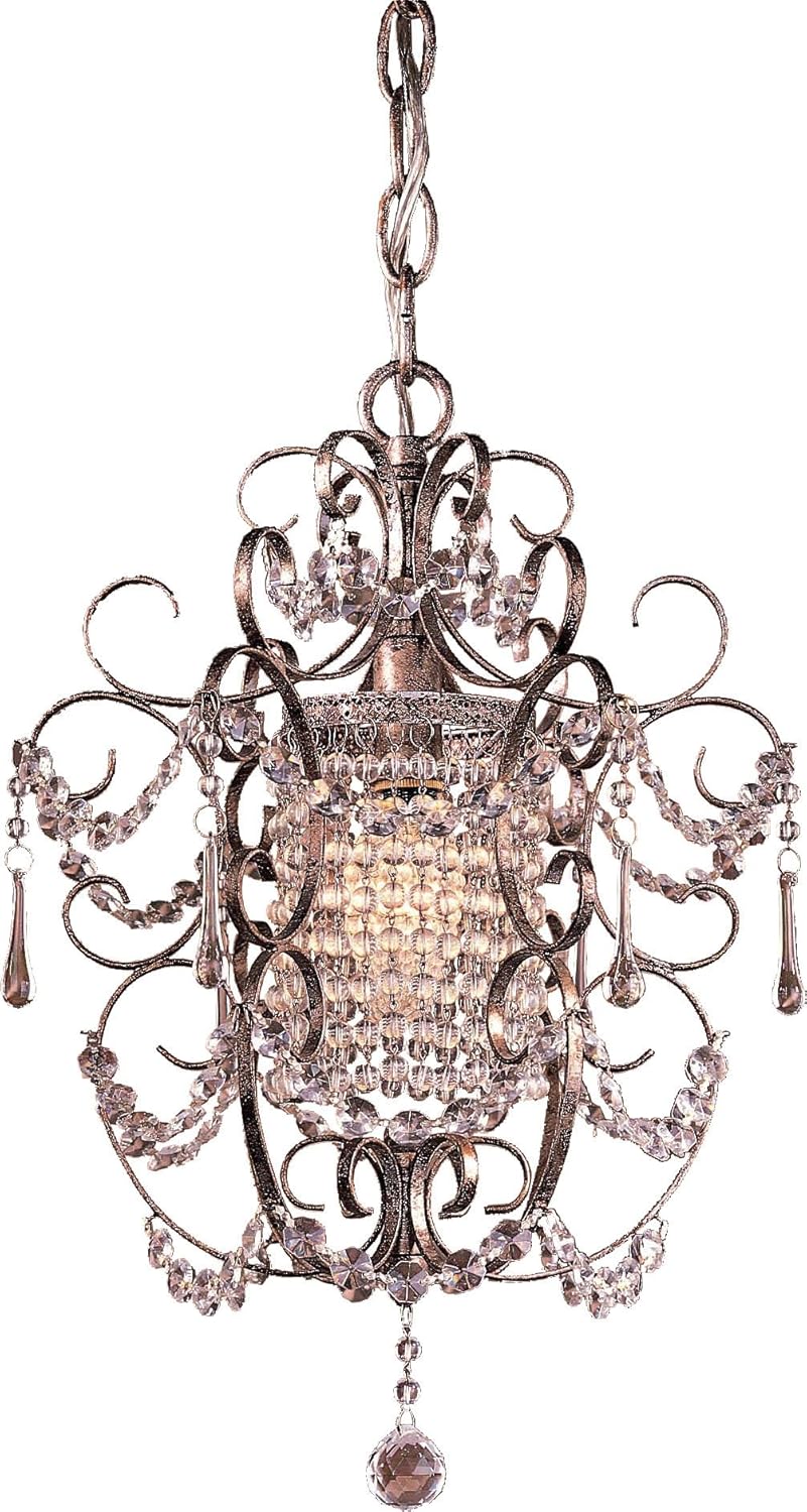 Silver 1 Light Crystal Chandelier X72640