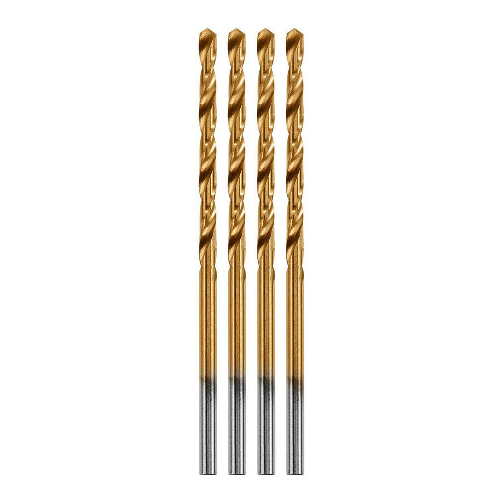 7/64 in. Titanium Drill Bit Set, 4 Piece H557397