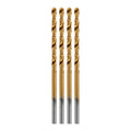 7/64 in. Titanium Drill Bit Set, 4 Piece H557397