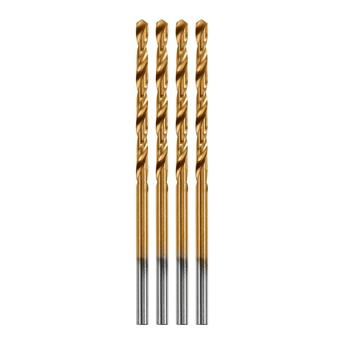 7/64 in. Titanium Drill Bit Set, 4 Piece H557397