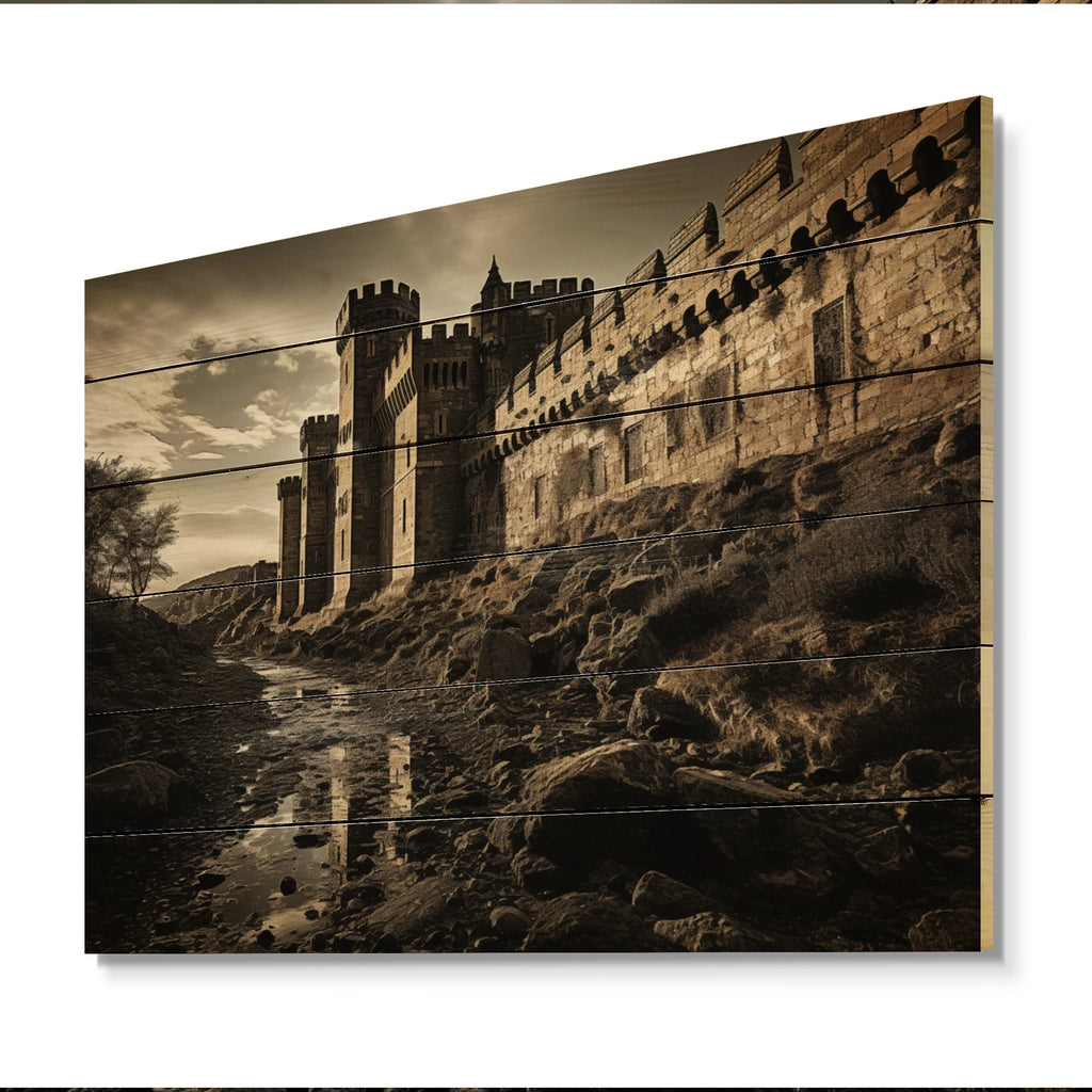 Natural Pine Wood Architecture Print I486365