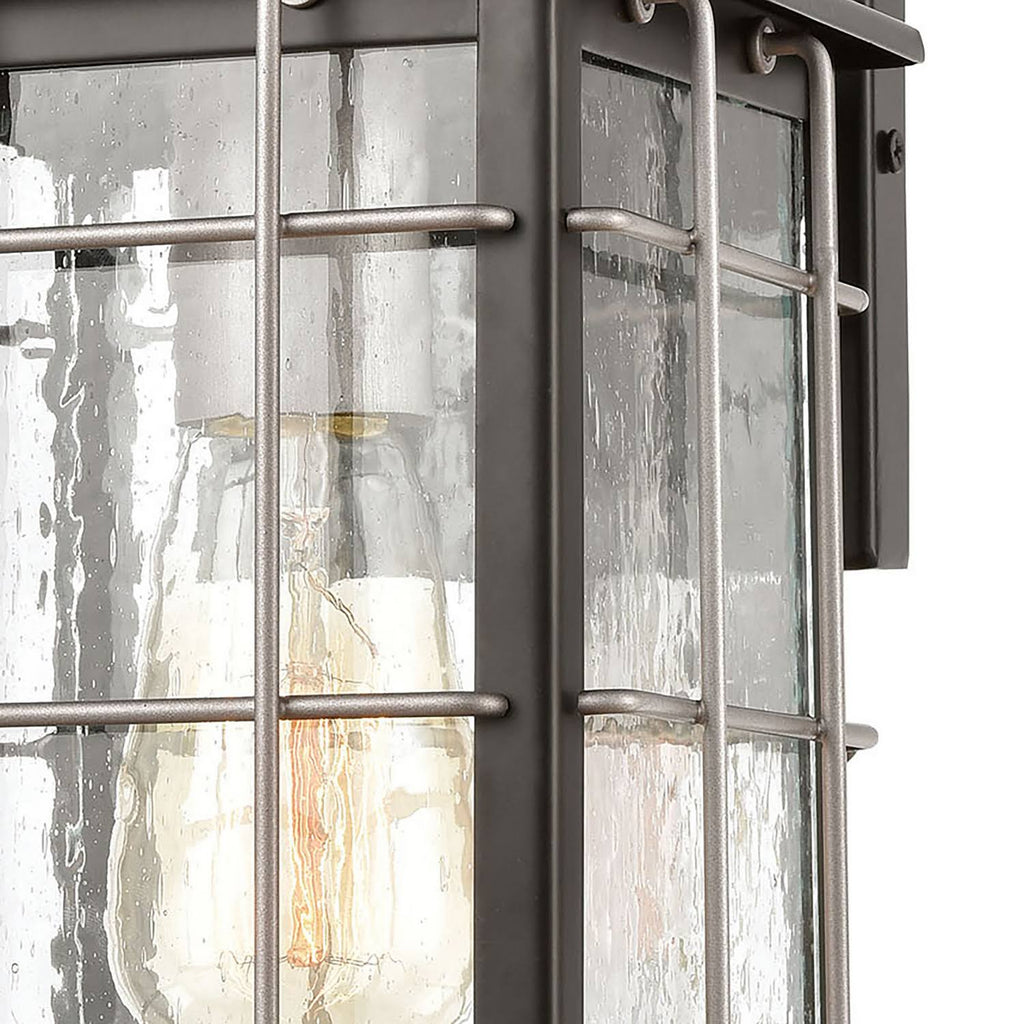 Matte Black 1-Light Sconce N799