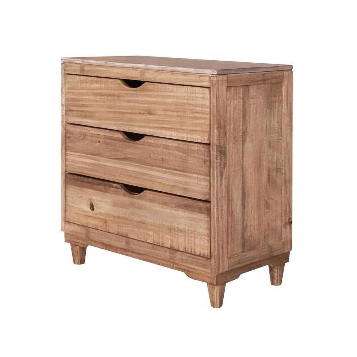 Solid Wood Three Drawer Chest X2530