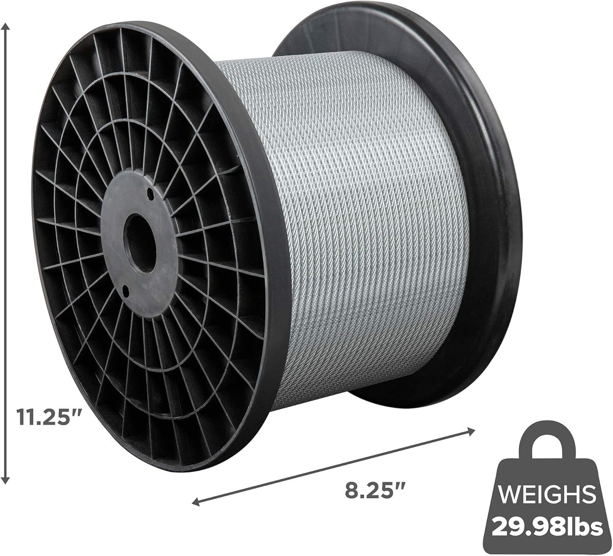 7x7 PVC Coated Galvanized Steel Aircraft Cable J1595