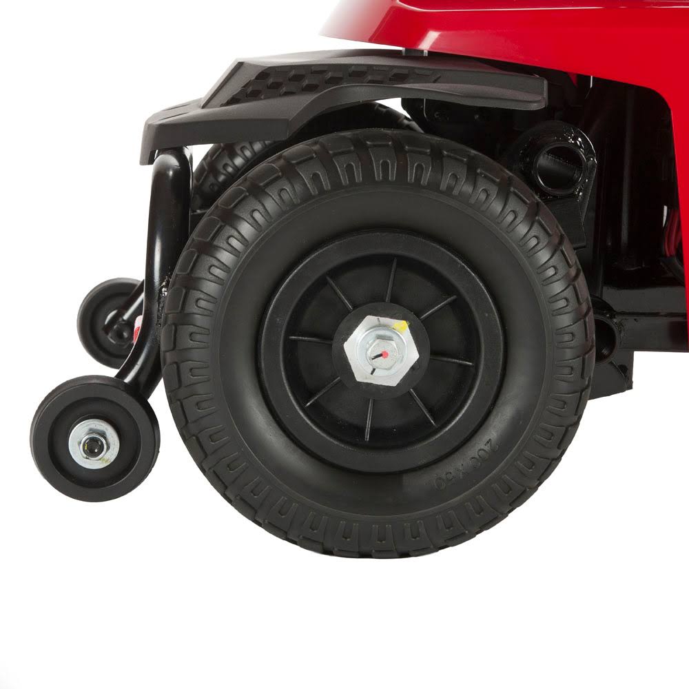 Red 4 Wheel Transportable Power Mobility Scooter V520