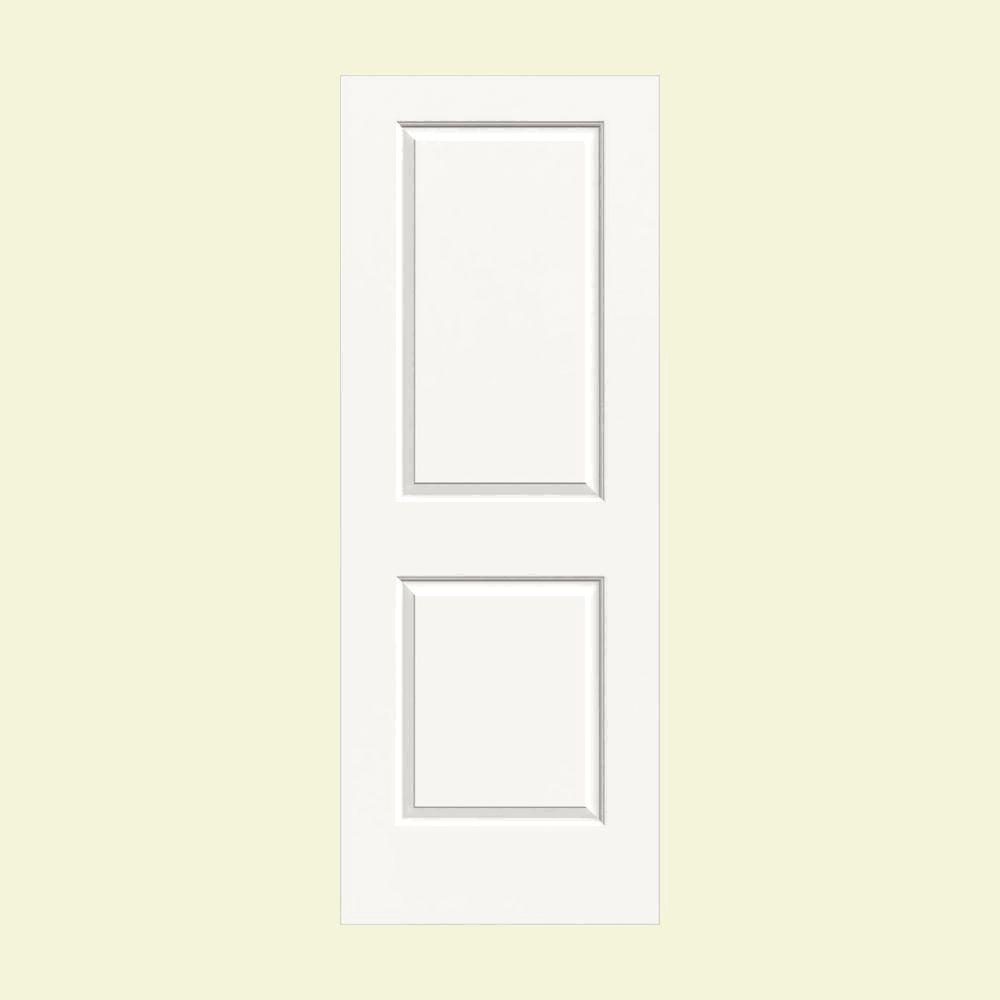 White Painted Smooth Solid Core Molded Composite MDF Interior Door Slab Q201853