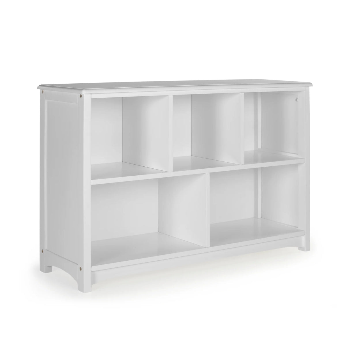 Gray Wooden 5-Compartment Bookshelf M290