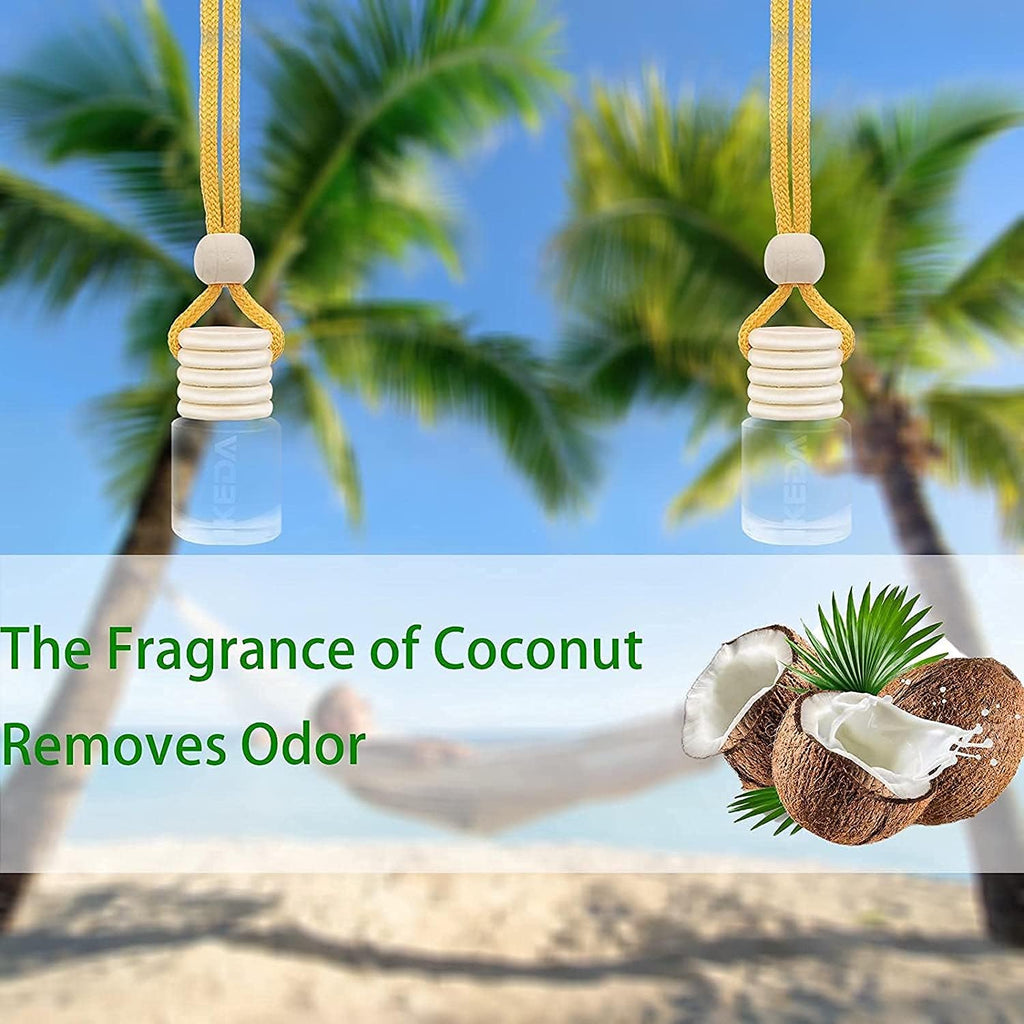 Car Air Fresheners 6-Pcs 4ml Hanging Diffuser Bottles E30089