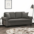 2-Seater Sofa Dark Gray 55.1" N2730