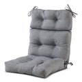 Heather Gray 44 x 22 in. Outdoor High Back Chair Cushion K3776