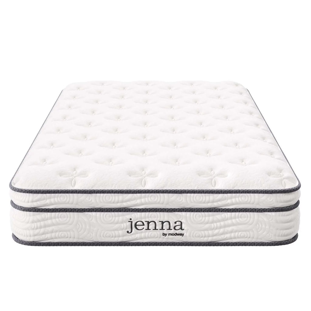 White 8 Innerspring Foam Twin Mattress T7737