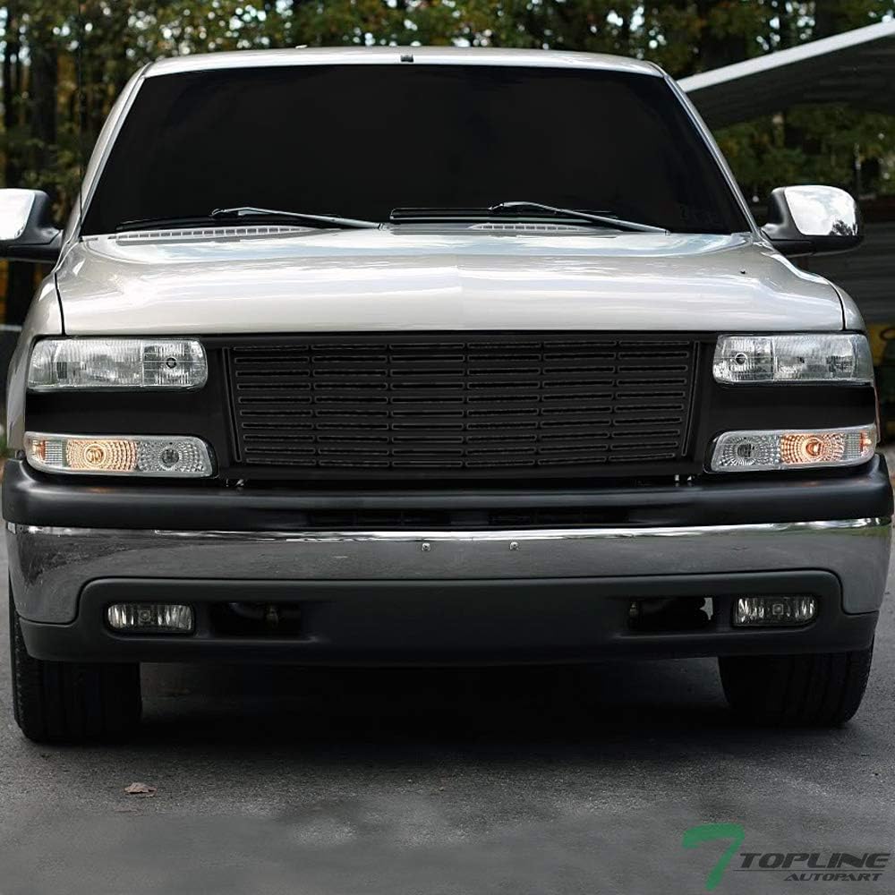 Matte Black Front Hood Bumper Grill Grille ABS P606737