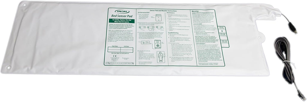 Wireless Fall Alert with 10in x 30in Bed Pad and Caregiver Pager C508030