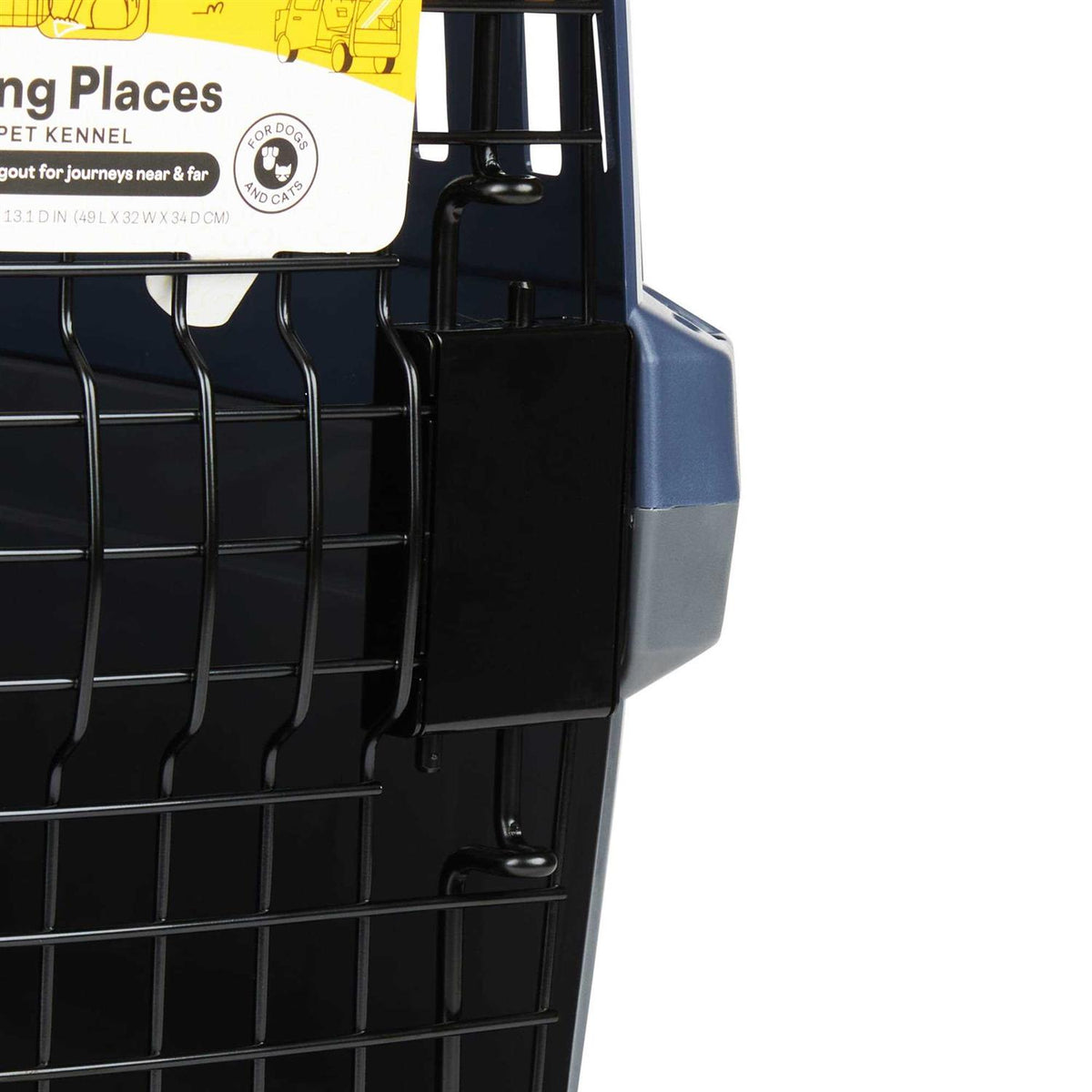 Grey 2-Door Pet Kennel S168430