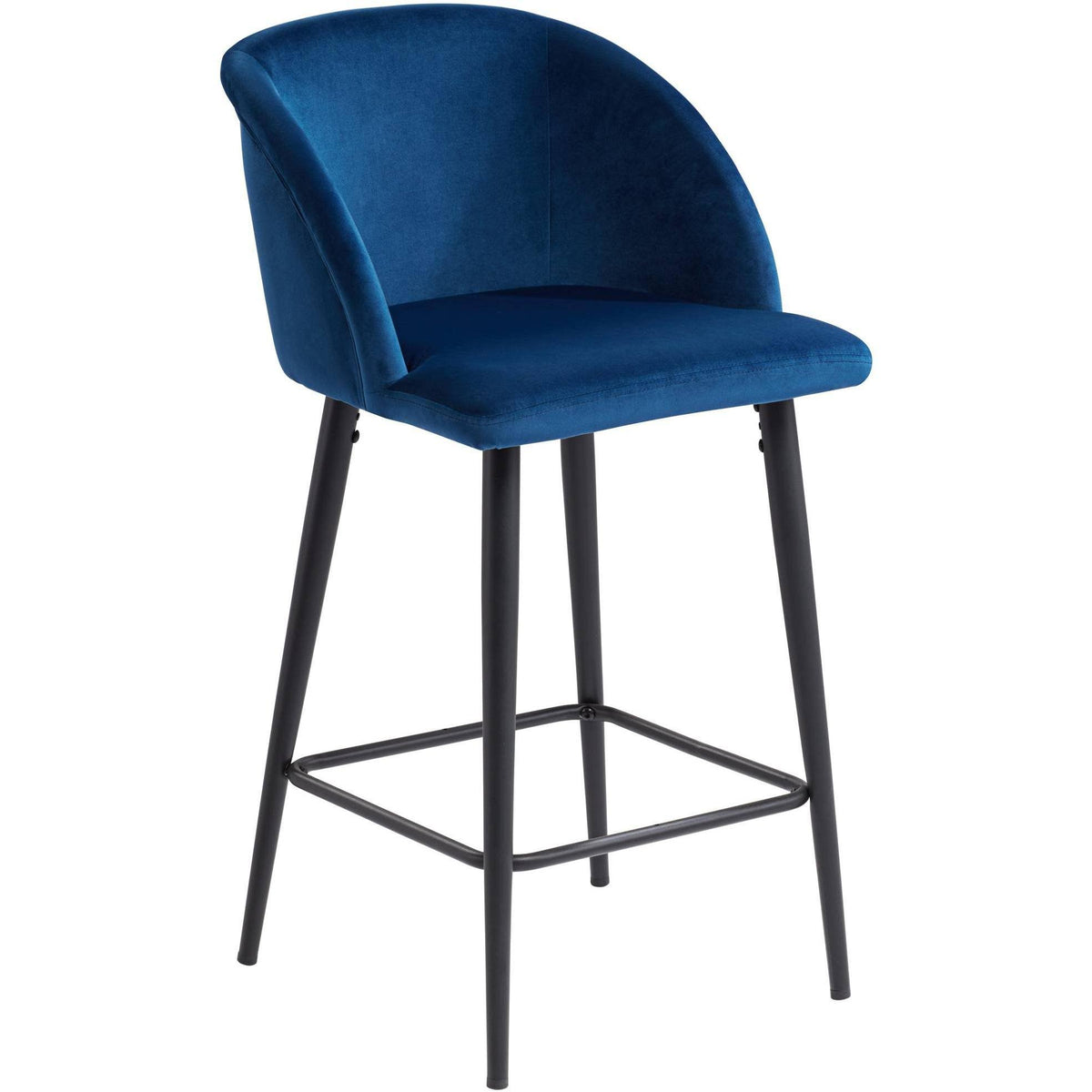 Blue Velvet Barstool Z3900