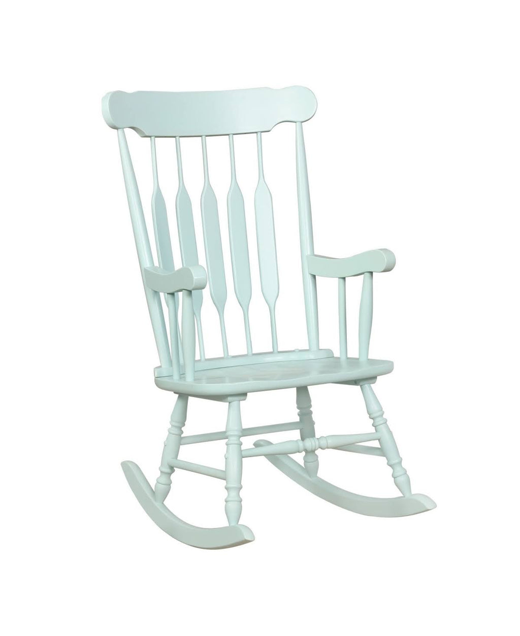 Blue Traditional Rocking Chair X7036