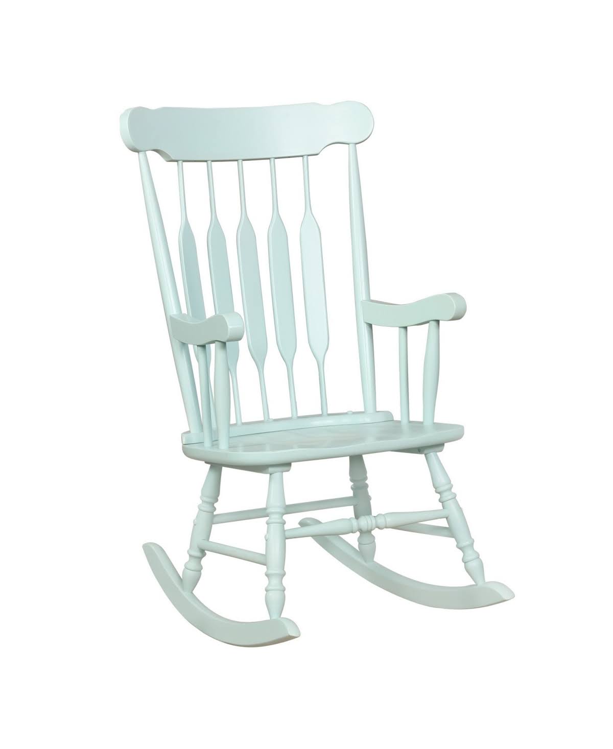 Blue Traditional Rocking Chair X7036