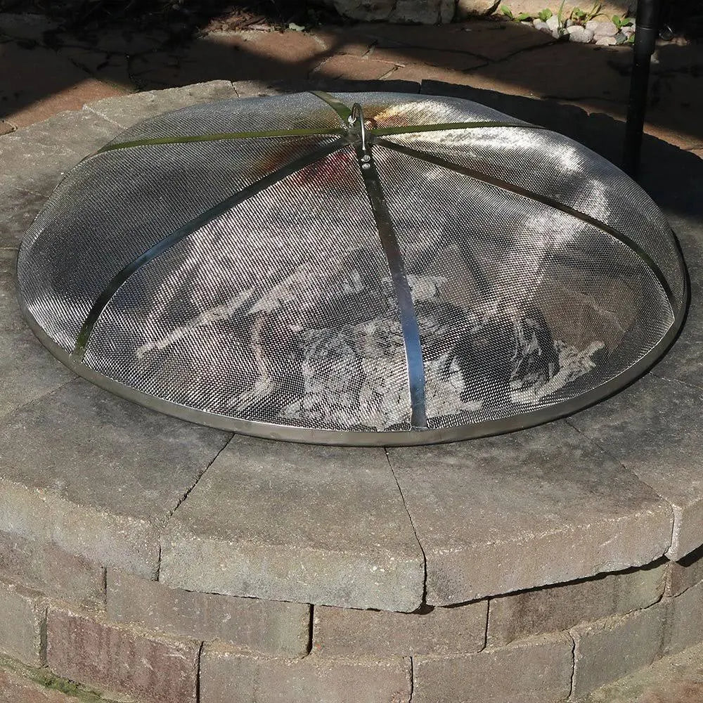 40 inch Stainless Steel Fire Pit Spark Screen Z73019