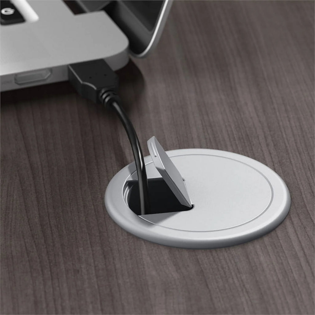 Storm Gray Engineered Wood Office Desk G98573