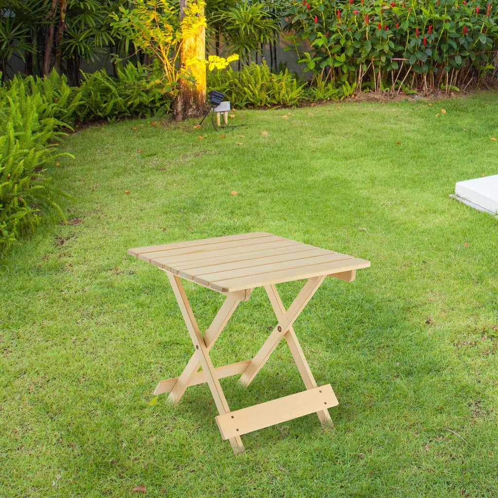 Wooden Folding Side Table Y7629