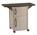 Taupe Outdoor Prep Station Cart G578297