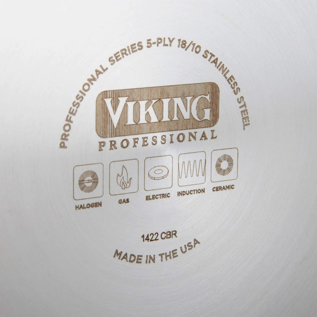 5-Ply Stainless Steel Fry Pan, 8 Inch J838