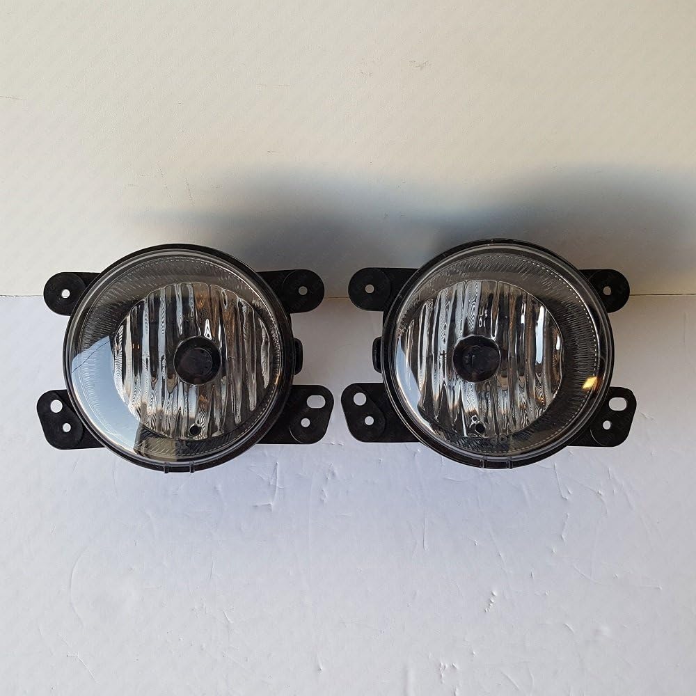 Fog Light Assembly with Switch Bulbs Bezel Replacement Pack of 2 R90310