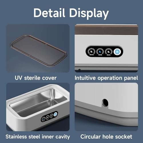 650ML Ultrasonic Jewelry Cleaner T582