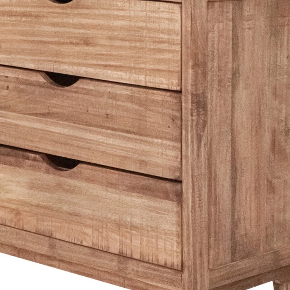 Solid Wood Three Drawer Chest X2530