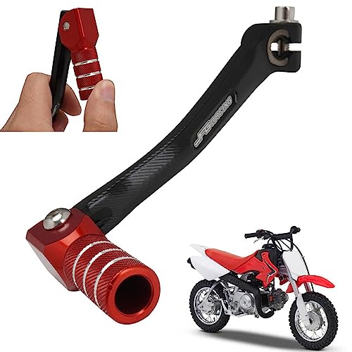 Folding Gear Shifter Shift Lever Pedal CNC Universal Red K80437
