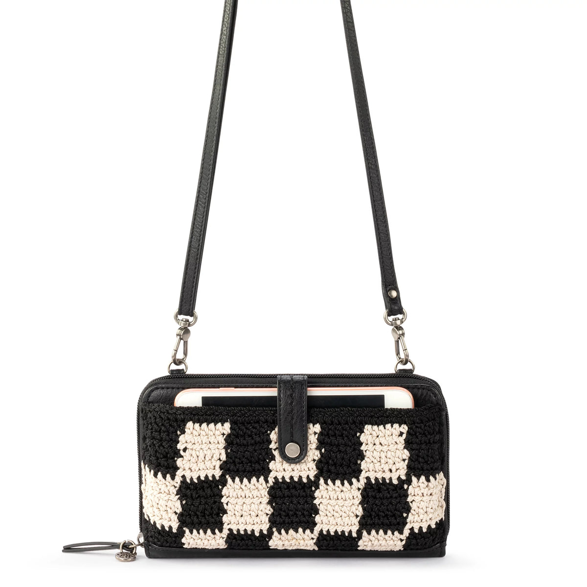 Hand-crochet Recycled Polypropylene Yarn Crossbody Z32257
