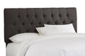 Charcoal Tufted California King Bed Headboard D9396