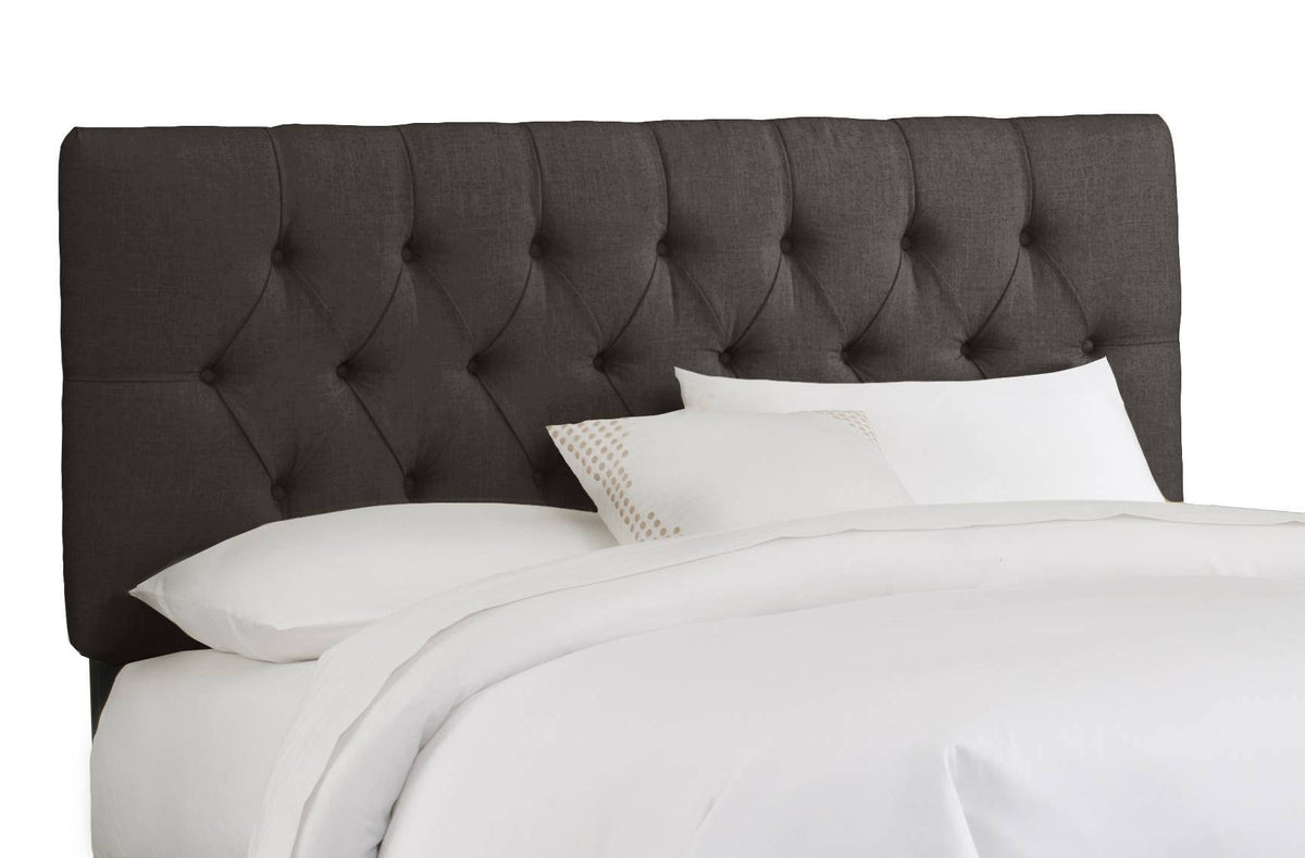 Charcoal Tufted California King Bed Headboard D9396
