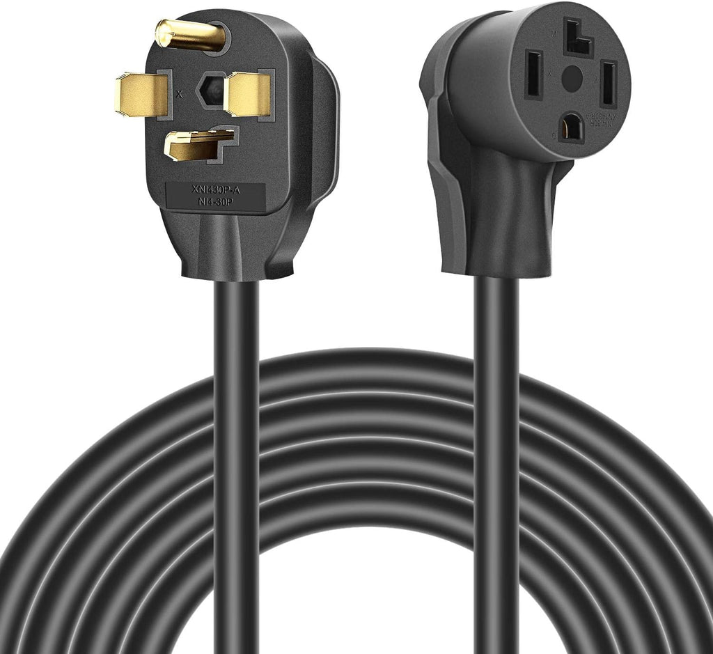 Dryer Extension Cord 4 Prong, 30 Amp, 10 Feet, Pack of 2 C55908
