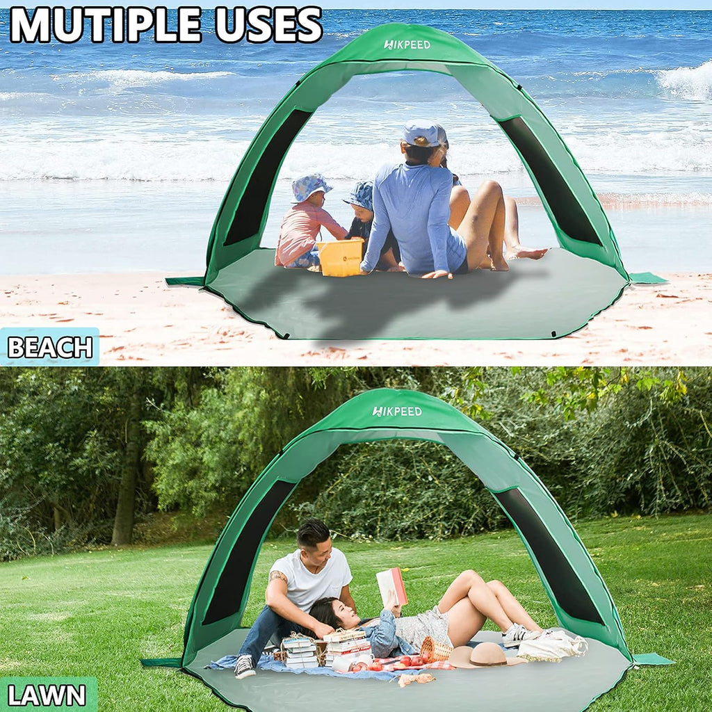 Pop Up Beach Tent for 3-4 Person with Carry Bag D8819