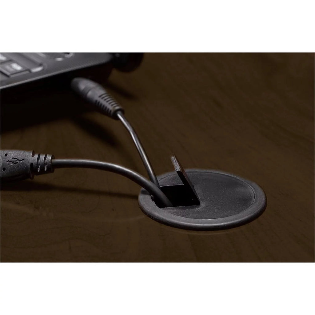 72W Bowfront U Station Desk with Lateral File in Cherry V55687