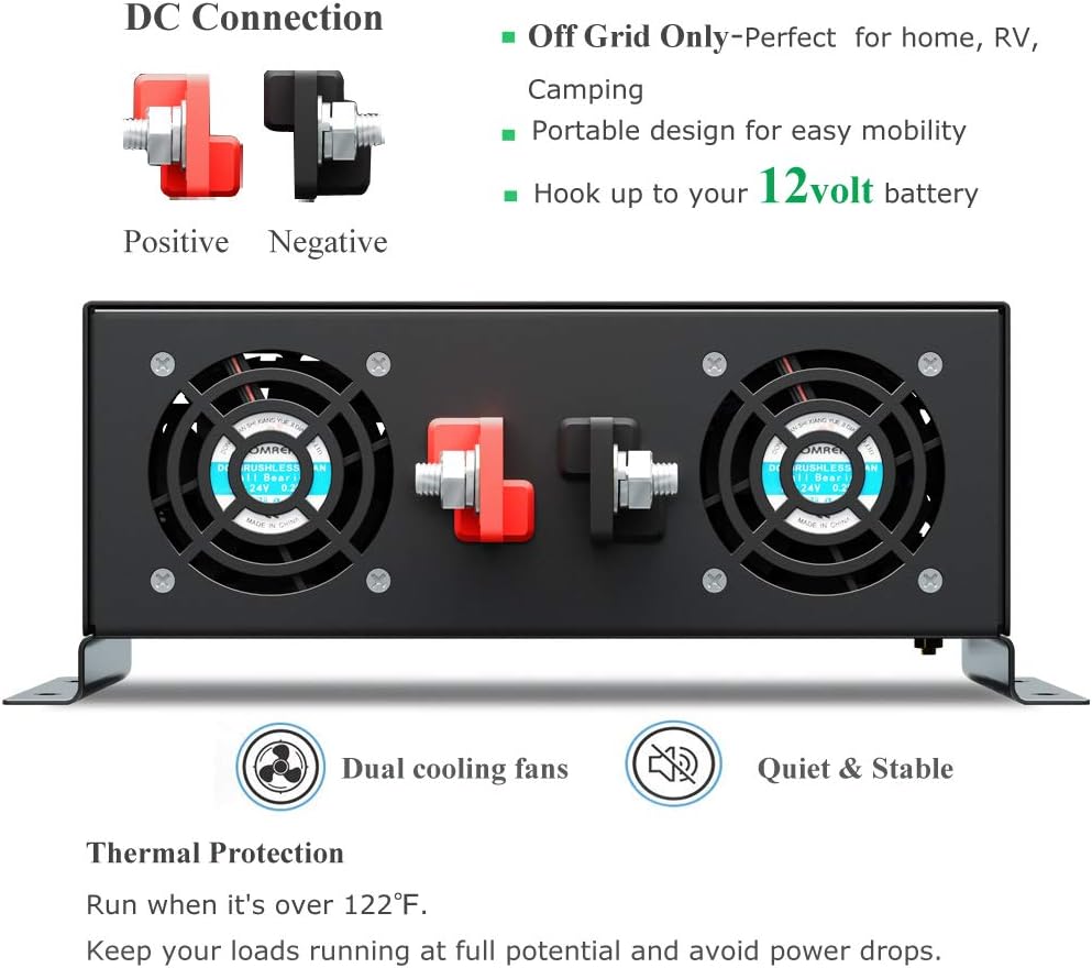 2500 watt 12V Pure Sine Wave Power Inverter S668291