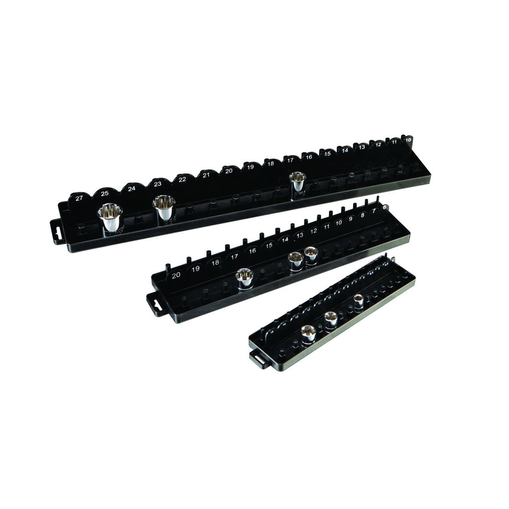 3 Piece Metric Socket Tray Organizer U379